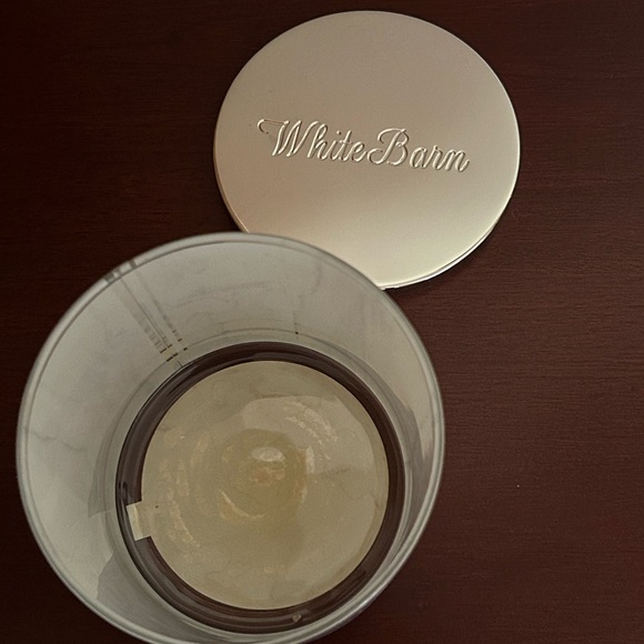 Marble Storage Jar with Silver Lid - Picture 2 of 2